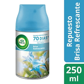 AMBIENTADOR AIR WICK REPUESTO AUTOMATICO BRISA REFRESCANTE 250 ML