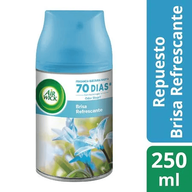 AMBIENTADOR AIR WICK REPUESTO AUTOMATICO BRISA REFRESCANTE 250 ML 1