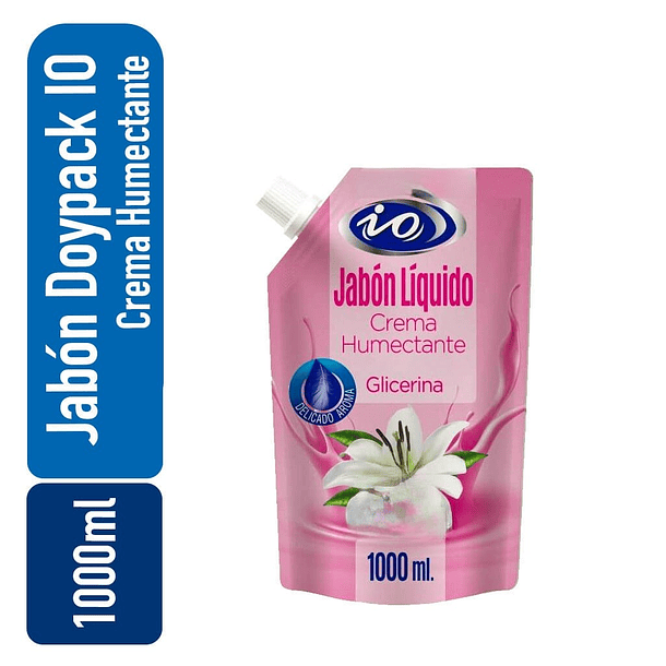 JABON LIQUIDO IO CREMA HUMECTANTE DOYPACK 1 LT
