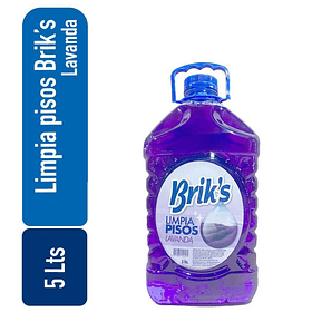 BRIK´S LIMPIA PISO LAVANDA 5 LT 