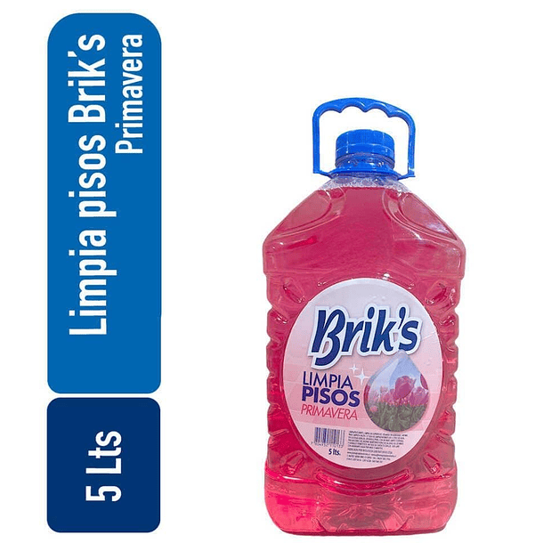 BRIK´S LIMPIA PISO PRIMAVERA 5 LT 