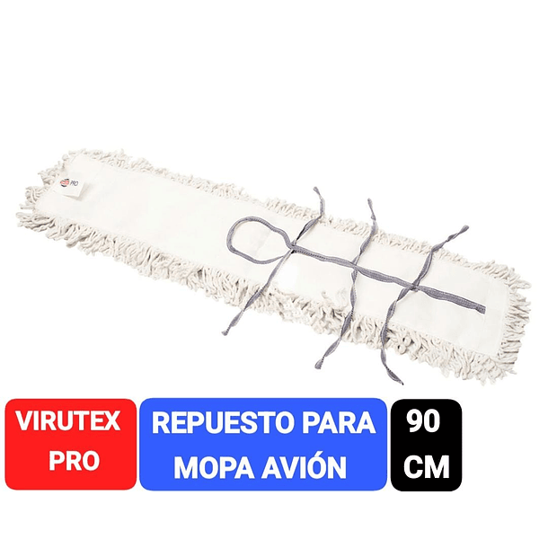 REPUESTO PARA MOPA AVIÓN VIRUTEX PRO 90 CM