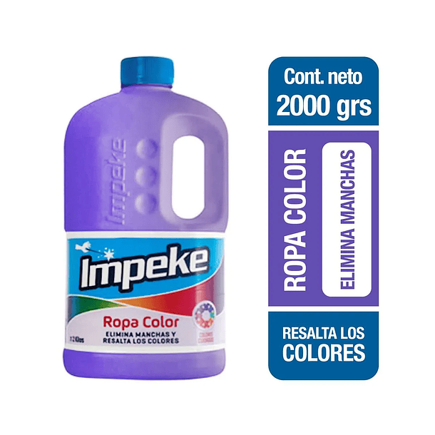 CLORO IMPEKE ROPA COLOR 2 KILOS 