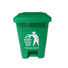 BASURERO PLÁSTICO CON TAPA Y PEDAL 25 LITROS 1