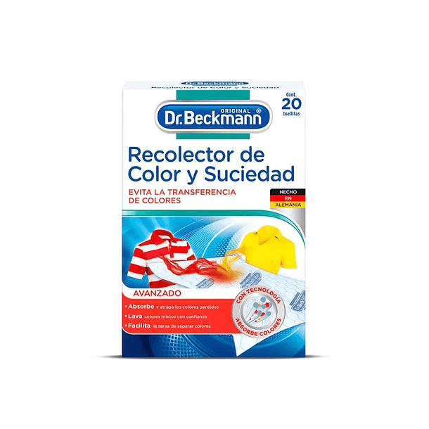 RECOLECTOR DE COLOR Y SUCIEDAD DR. BECKMANN 20 UN  1