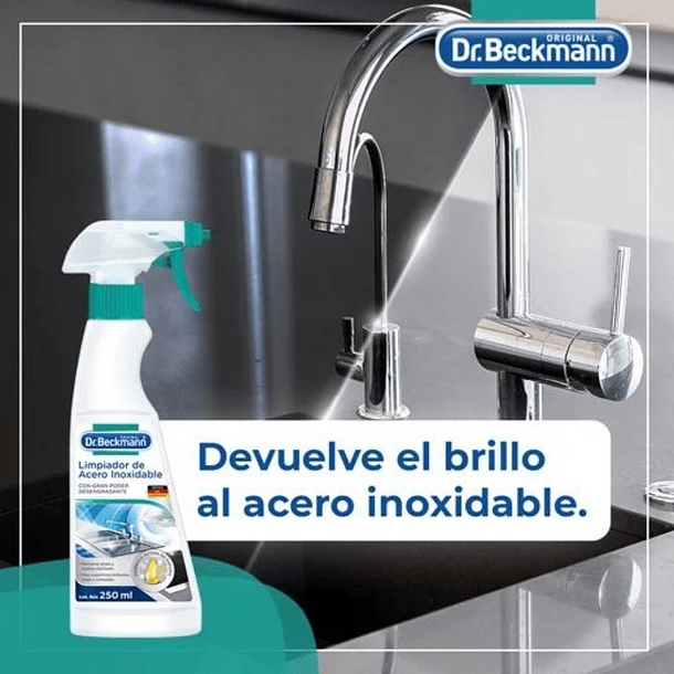 LIMPIADOR DE ACERO INOXIDABLE DR. BECKMANN 250 ML  3