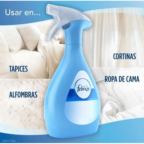 AROMATIZADOR DE TELAS FEBREZE FABRIC EXTRA STRENGTH 500 ML  3