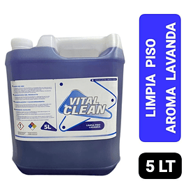 VITAL CLEAN LIMPIA PISO LAVANDA 5 LTS