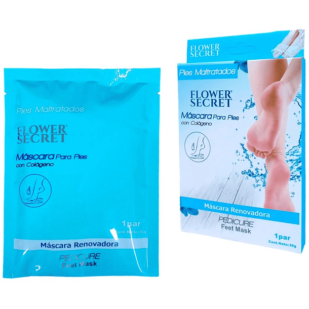 MASCARA PARA PIES CON COLAGENO 1 PAR 1