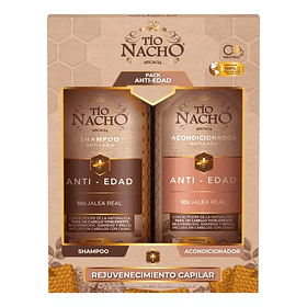 PACK TIO NACHO ANTI EDAD SHAMPOO 415ML + ACONDICIONADOR 415 ML