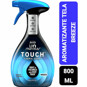 AROMATIZANTE DE TELAS FEBREZE UN-SPOTABLES TOUCH AROMA BREZZE 800 ML 