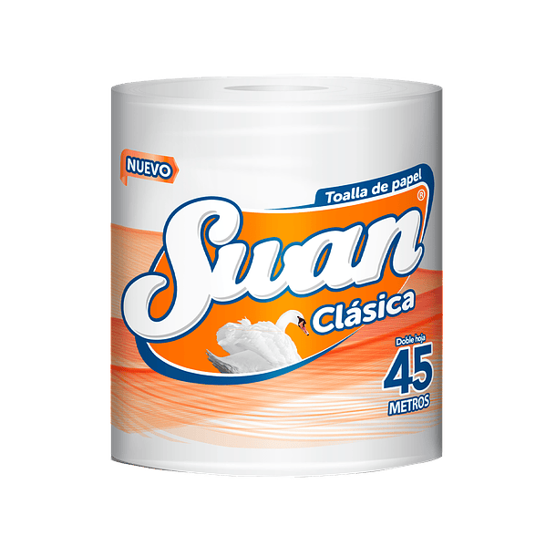 MANGA TOALLA DE PAPEL SWAN ULTRA 45 MT C/U (12 UNIDADES)