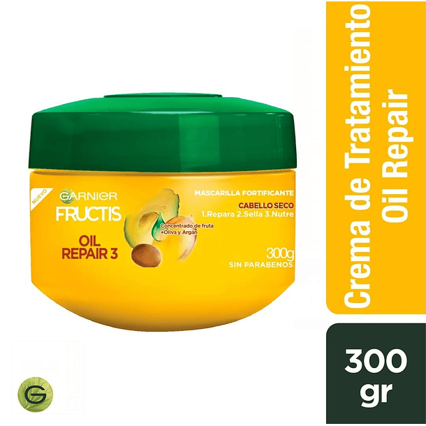CREMA DE TRATAMIENTO GARNIER FRUCTIS OIL REPAIR 3 300 GR