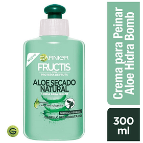 CREMA DE PEINAR GARNIER FRUCTIS ALOE SECADO NATURAL 300 ML