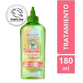 TRATAMIENTO AGUA LAMELLAR KERATIN GLOW WATER GARNIER FRUCTIS ADIÓS ESPONJADO 180 ML