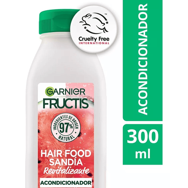 ACONDICIONADOR GARNIER FRUCTIS HAIR FOOD SANDÍA REVITALIZANTE 300 ML 1