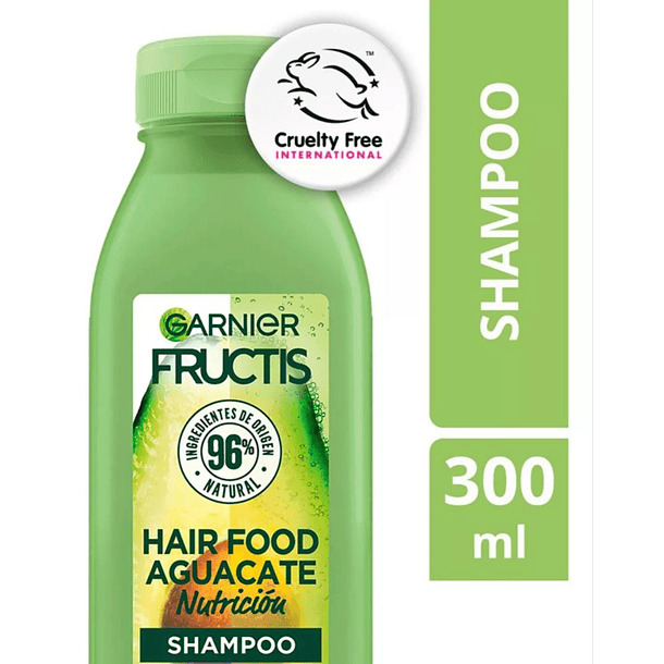 SHAMPOO GARNIER FRUCTIS HAIR FOOD AGUACATE NUTRICIÓN 300 ML 1