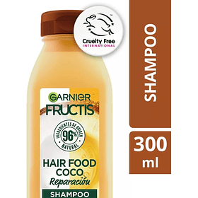 SHAMPOO GARNIER FRUCTIS HAIR FOOD COCO REPARACIÓN 300 ML
