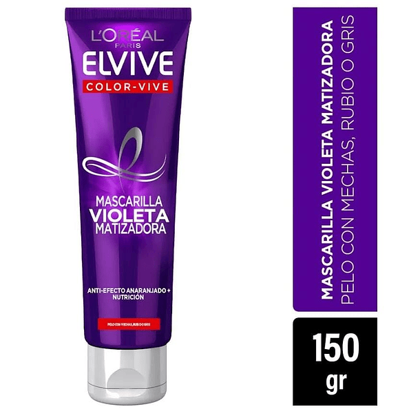 ACONDICIONADOR L'OREAL ELVIVE VIOLETA MATIZADOR 150 GR