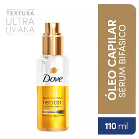 ÓLEO CAPILAR DOVE BOND INTENSE REPAIR BIFÁSICO 110 ML