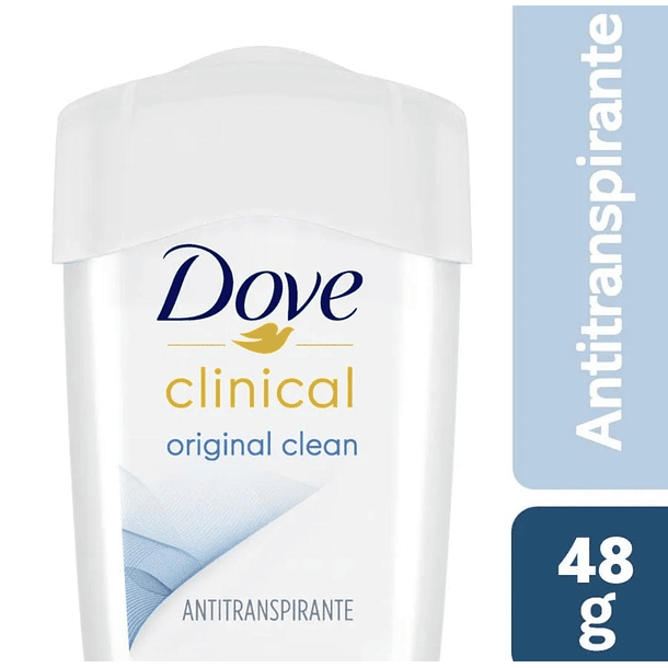 ANTITRANSPIRANTE CREMA DOVE CLINICAL ORIGINAL 48 GR
