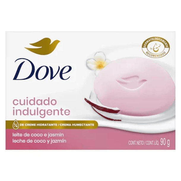 JABÓN EN BARRA DOVE CUIDADO INDULGENTE 90 GR