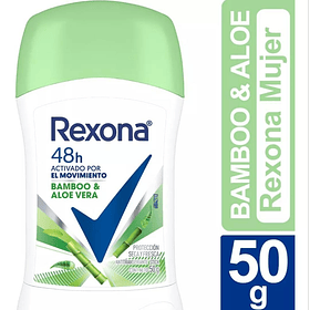 ANTITRANSPIRANTE BARRA REXONA WOMEN BAMBOO & ALOE VERA 48 HRS 50 GR