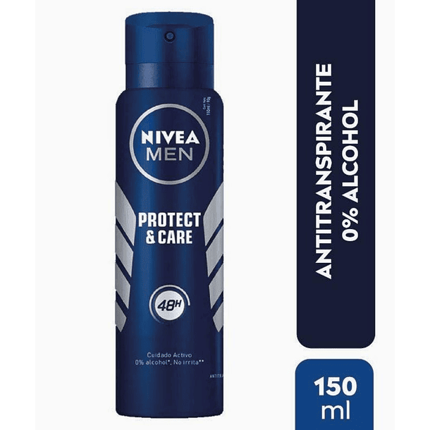 ANTITRANSPIRANTE AEROSOL NIVEA MEN PROTECT & CARE 150 ML 
