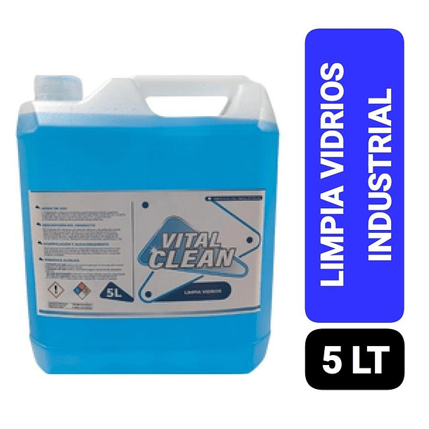 VITAL CLEAN LIMPIA VIDRIOS INDUSTRIAL 5 LTS