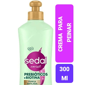 CREMA DE PEINAR SEDAL PREBIOTICOS + BIOTINA 300 ML 