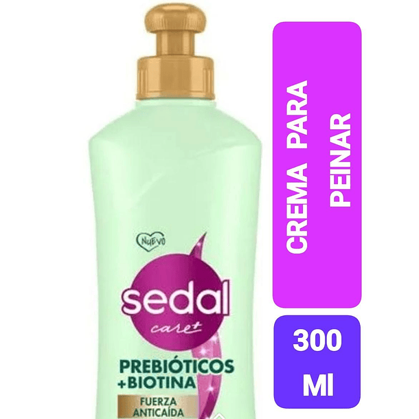 CREMA DE PEINAR SEDAL PREBIOTICOS + BIOTINA 300 ML 