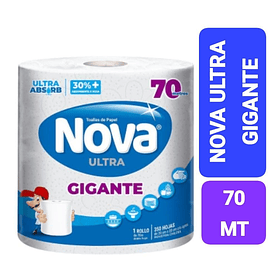 TOALLA DE PAPEL NOVA ULTRA GIGANTE 70 MT