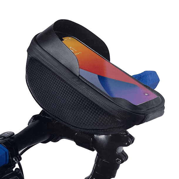 BOLSO DE BICICLETA CON SOPORTE PARA CELULAR 1