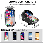 BOLSO DE BICICLETA CON SOPORTE PARA CELULAR 2