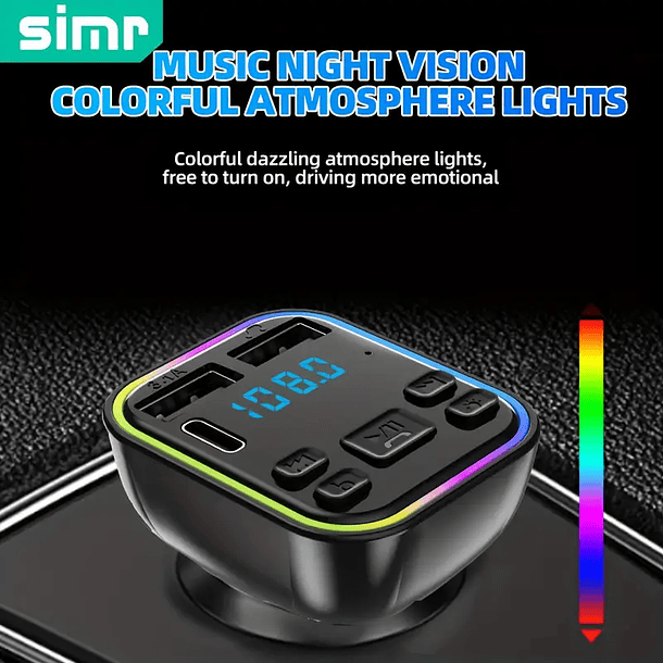 ADAPTADOR INALÁMBRICO MULTIFUNCIONAL DE AUTO  5