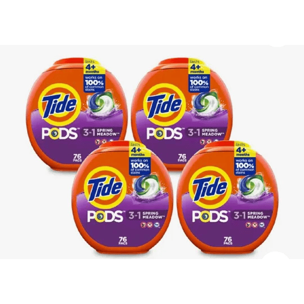 DETERGENTE TIDE 304 CAPSULAS 3 EN 1  1