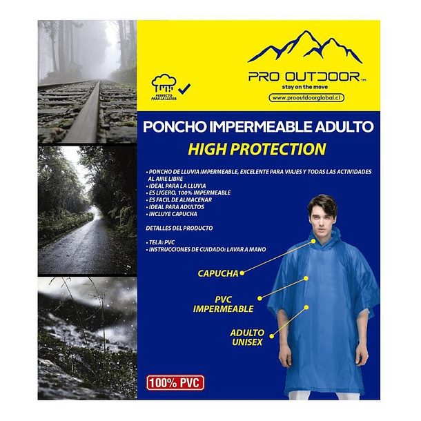 PONCHO IMPERMEABLE PRO