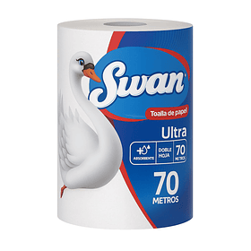 MANGA TOALLA DE PAPEL SWAN ULTRA 70 MT C/U (8 UNIDADES)