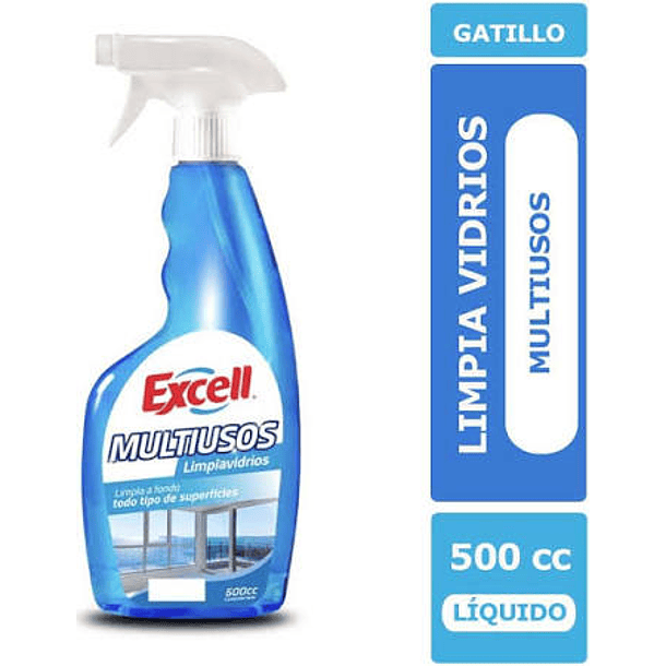 LIMPIA VIDRIO EXCELL GATILLO 500 ML