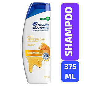 SHAMPOO HEAD & SHOULDERS ANTI RESEQUEDAD  375 ML
