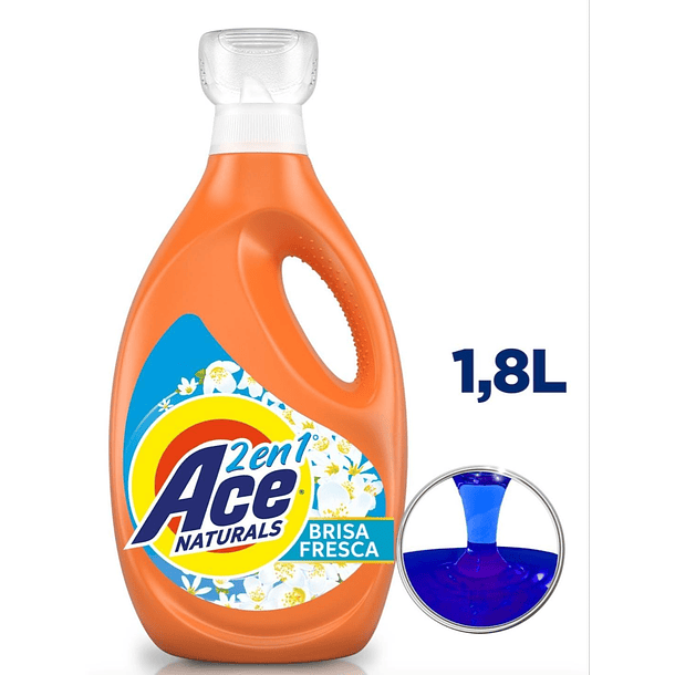 DETERGENTE LIQUIDO ACE NATURALS BRISA FRESCA 1.8 LT 1