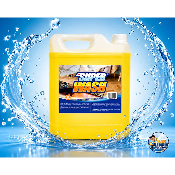 LIMPIADOR MULTIUSO SUPER WASH 5 LT  2