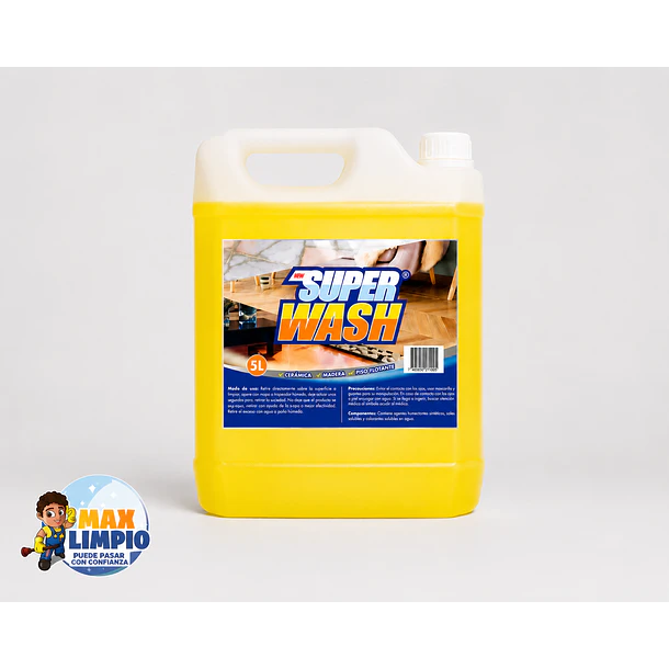 LIMPIADOR MULTIUSO SUPER WASH 5 LT  1