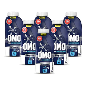 PACK DETERGENTE OMO PARA DILUIR ULTRA CONCENTRADO X 6 UNIDADES