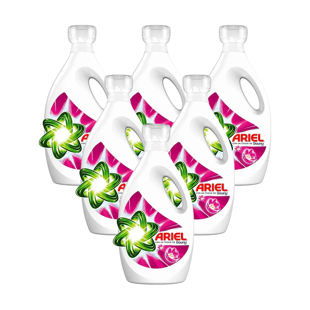 CAJA DETERGENTE ARIEL DOWNY 1.8 LT X 6 UN 1