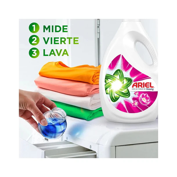 CAJA DETERGENTE ARIEL DOWNY 1.8 LT X 6 UN 3