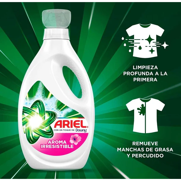 CAJA DETERGENTE ARIEL DOWNY 1.8 LT X 6 UN 2