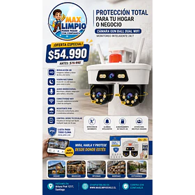 CAMARA DE SEGURIDAD DUAL WIFI