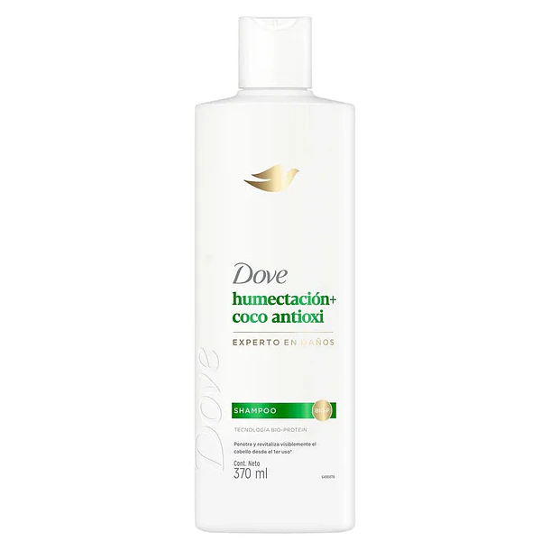 SHAMPOO DOVE HUMECTACION COCO ANTIOXI 370 ML 1