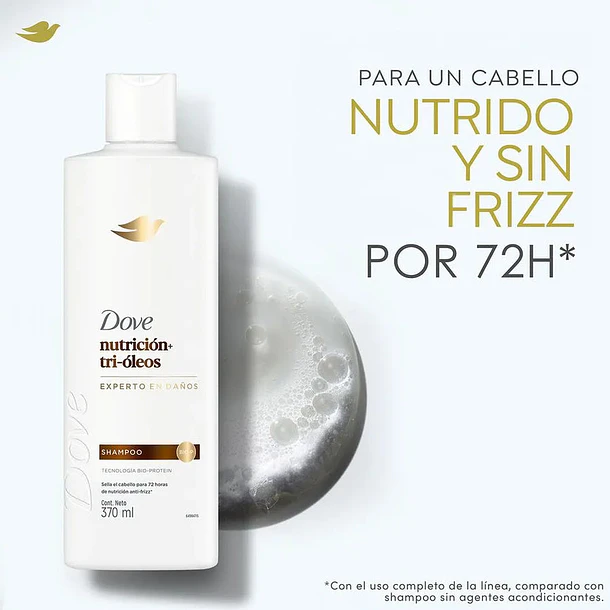 SHAMPOO DOVE NUTRICION TRI OLEOS 370 ML 2